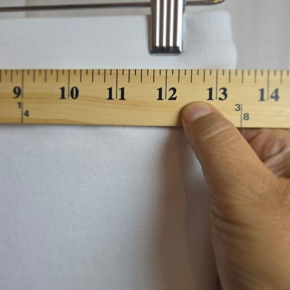 Frank & Eileen Tee Lab Women's XS Skirt White‎ Drawstring High Low Sweatshirt - Picture 7 of 13